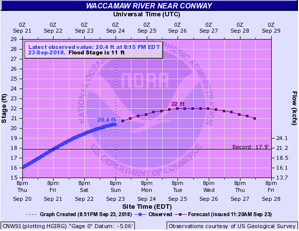 Flood level